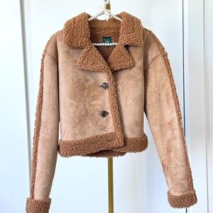 Wild Fable Brown Teddy Jacket